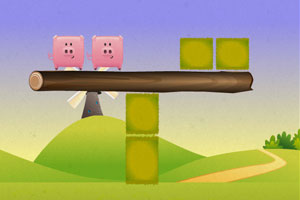 《三只粉色小猪修改版》游戏画面1