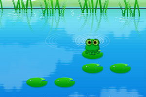 《青蛙过荷叶》游戏画面1