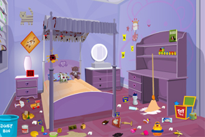 《卧室大扫除》游戏画面1