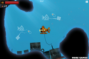 《潜艇海底冒险无敌版》游戏画面1