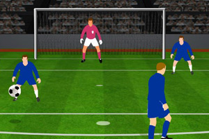 《足球比赛》游戏画面1