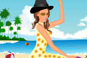 《海滩时尚女孩之舞》游戏画面1