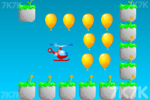 《直升机撞气球》游戏画面3