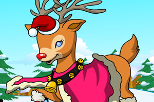 《打扮圣诞驯鹿》游戏画面1