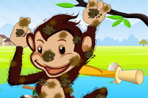 《清洁小猴子》游戏画面1
