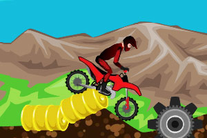 《摩托车障碍赛》游戏画面1