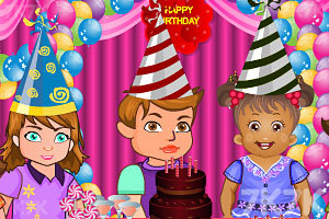 《小宝贝准备生日party》游戏画面2