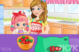《和妈妈一起做水果派》游戏画面4