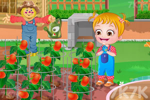 《可爱宝贝种西红柿》游戏画面1