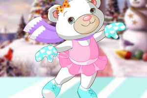 《小熊溜冰》游戏画面1