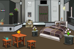 《公寓客厅逃脱》游戏画面1