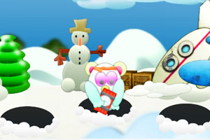 《冬日熊娃娃》游戏画面1