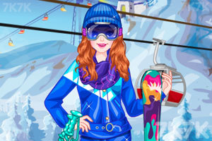 《女孩去滑雪》游戏画面3