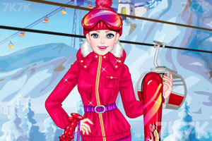 《女孩去滑雪》游戏画面2