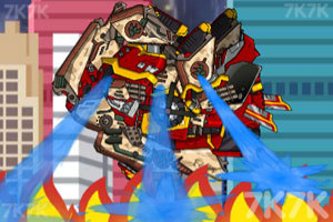 《组装机械消防装甲龙》游戏画面3