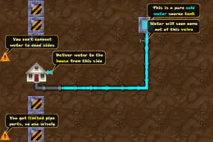 《村庄接水管》游戏画面1