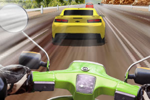 《摩托车高速模拟驾驶无敌版》游戏画面1