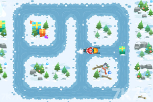 《圣诞爷爷滑雪橇》游戏画面5