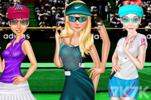 《女孩的网球队》游戏画面3