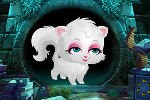 《营救可爱的白猫》游戏画面1