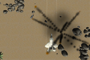 《沙漠中的战斗机》游戏画面1