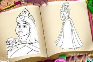 《美丽公主绘画书》游戏画面2