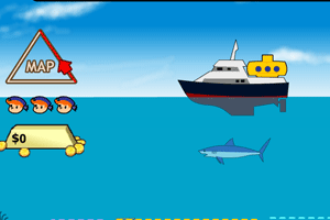 《潜艇挖宝》游戏画面1