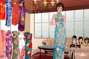 《古装旗袍中国美人》游戏画面1