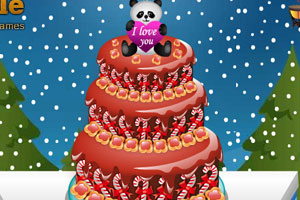 《圣诞小熊蛋糕》游戏画面1