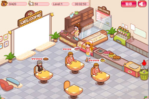 《美眉快餐厅中文版》游戏画面1
