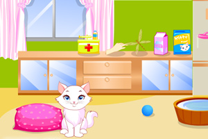 《照顾可爱小猫》游戏画面1