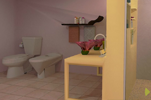 《逃出粉色浴室》游戏画面1