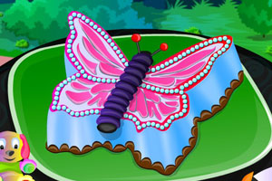 蝴蝶生日蛋糕