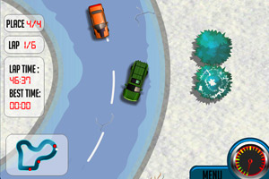 《冬日赛车》游戏画面1