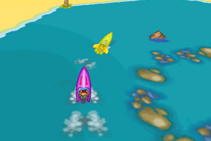 《小岛赛艇》游戏画面1