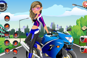 《摩托车女郎》游戏画面1