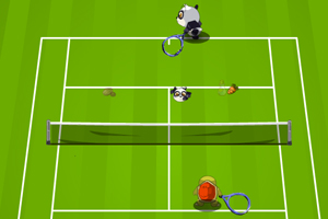 《熊猫乌龟网球赛》游戏画面1