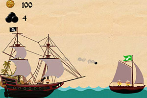 《海盗大炮炸渔船无敌版》游戏画面1