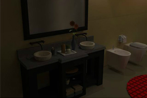 《阴暗浴室逃脱》游戏画面1