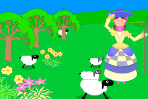 《放羊的姑娘》游戏画面1