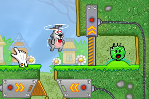 《会飞的兔子修改版》游戏画面1