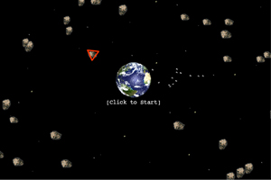 《地球躲陨石》游戏画面1