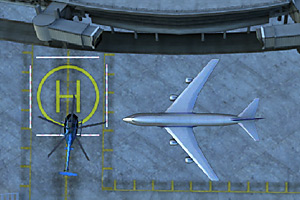 《直升机降落训练》游戏画面1