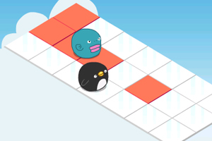 《小企鹅拖地板》游戏画面1