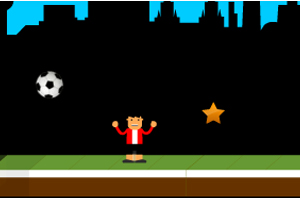 《跳跃的足球》游戏画面1