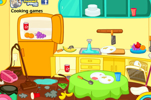 《清洁杂乱的厨房》游戏画面1