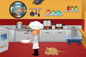 《厨房大战害虫》游戏画面1