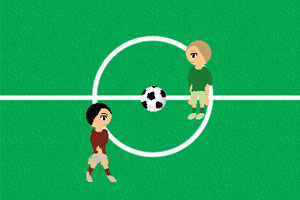 《世界杯足球对抗赛》游戏画面1