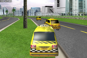 《3D的士赛车》游戏画面1