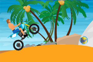 《沙滩摩托车》游戏画面1